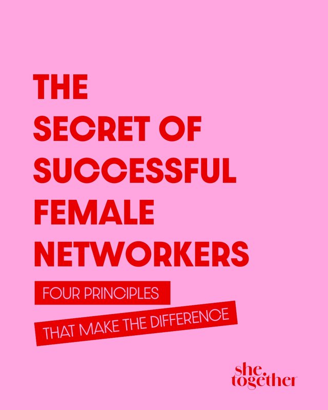 Post: The secret of successful female networkers – four principles that make the difference